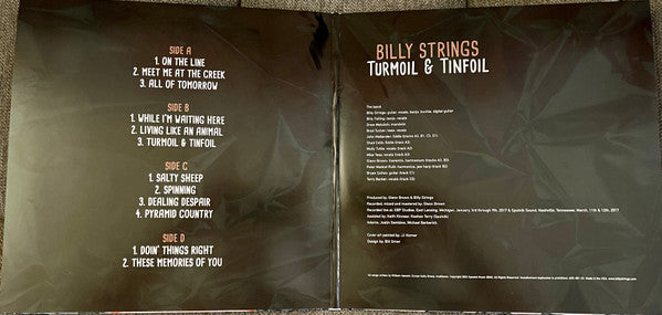 Billy Strings : Turmoil & Tinfoil (2xLP, Album, RE, S/Edition, 180)