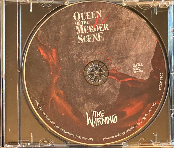The Warning Queen Of The Murder Scene CD disc artwork close-up