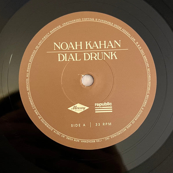 Noah Kahan : Dial Drunk (7", Single, Ltd)