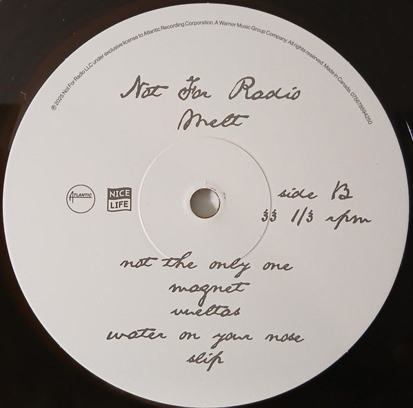 Not for Radio : Melt (LP, Ltd, Tra)