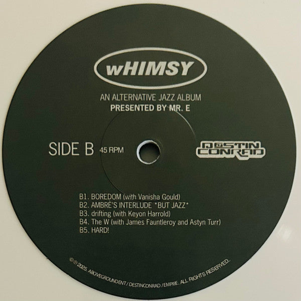 DESTIN CONRAD : Whimsy (LP, Album, Ltd, Whi)