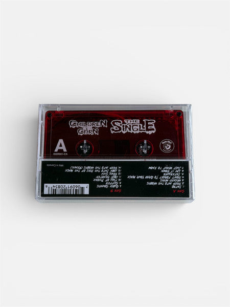 Children Of The Corn The Single limited edition red cassette in case mockup
