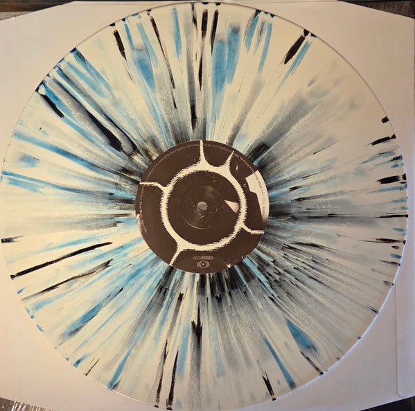 Moodring Death Fetish limited edition white, black, blue splatter vinyl LP disc
