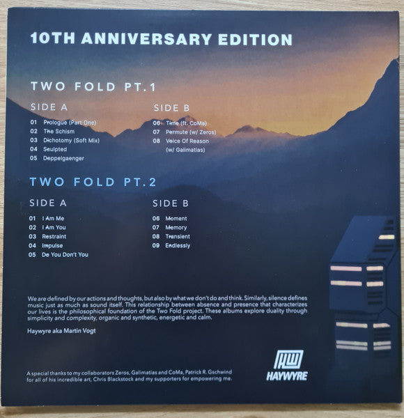 Haywyre : Two Fold Pt. 1 / Pt. 2 (2xLP, Comp, Bioplastic, Ltd, 10t)