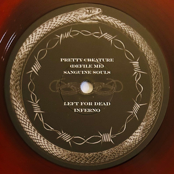 Saint Avangeline Inferno vinyl side B label