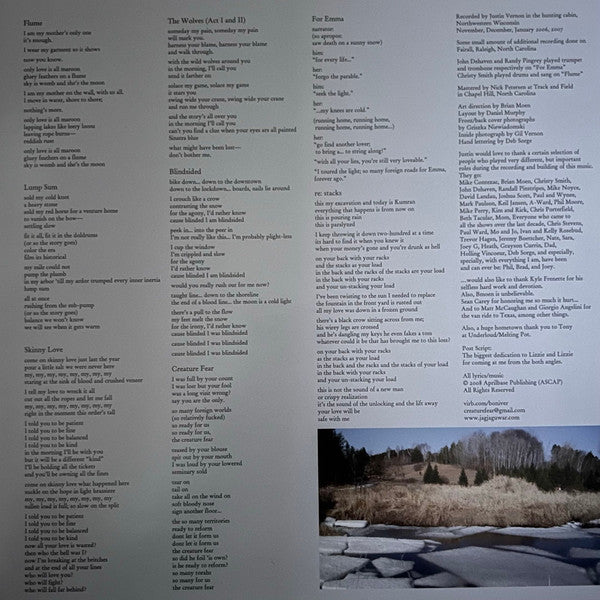 Bon Iver : For Emma, Forever Ago (LP, Album, Ltd, RE, Eco)
