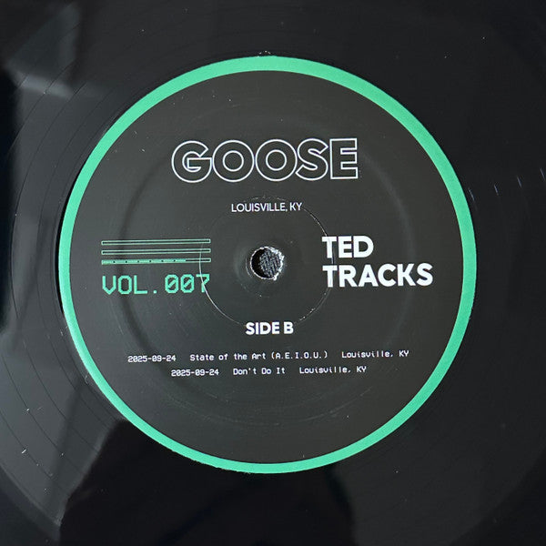 Goose (6) : Ted Tracks Vol. 007 (12", Ltd, Bla)