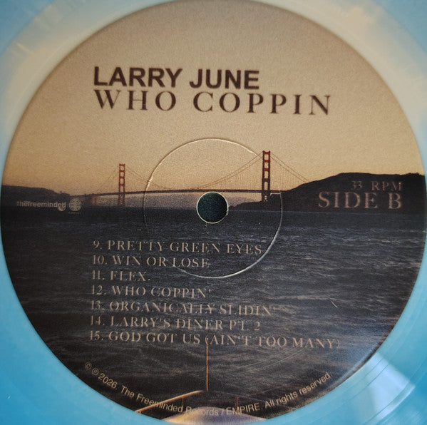 Larry June : Who Coppin (LP, Album, Ltd, Blu)