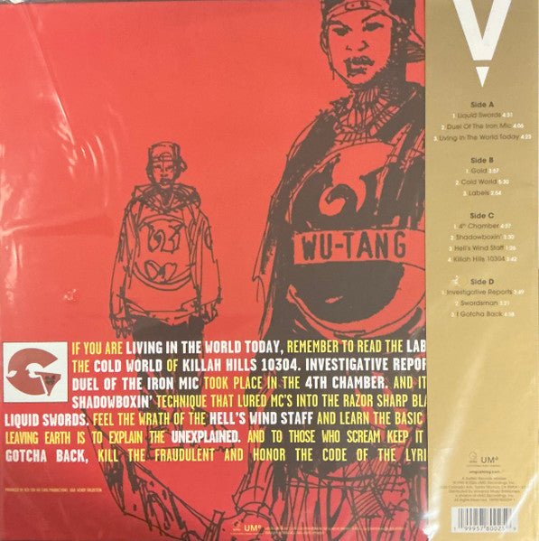 The Genius / GZA : Liquid Swords (2xLP, Album, Ltd, RE, RM, 180)