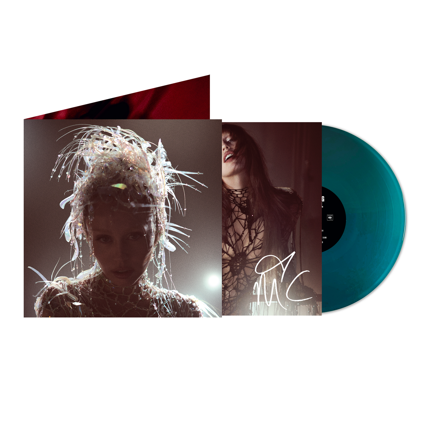 SIGNED Miley Cyrus - Something Beautiful Limited Edition Sea Blue