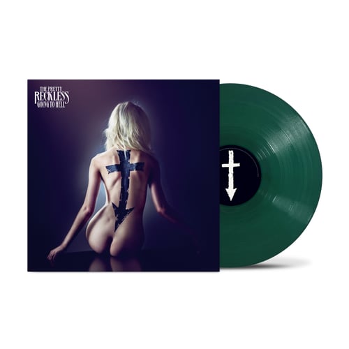 The Pretty Reckless Going To Hell limited edition green vinyl LP mockup