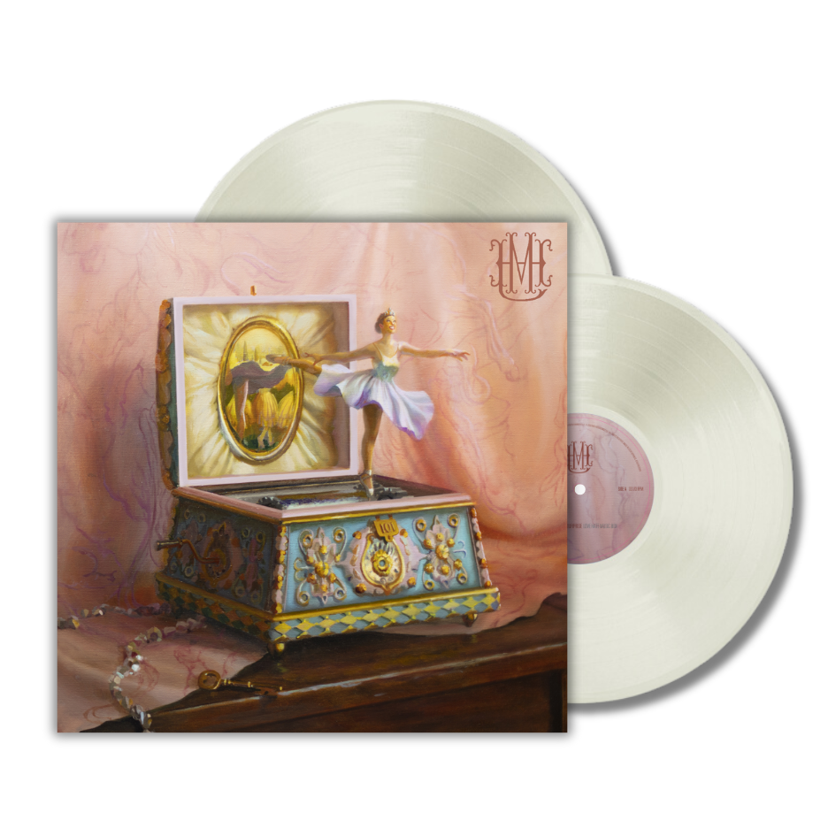 Rainbow Kitten Surprise Love Hate Music Box limited edition milky vinyl 2LP with cover mockup