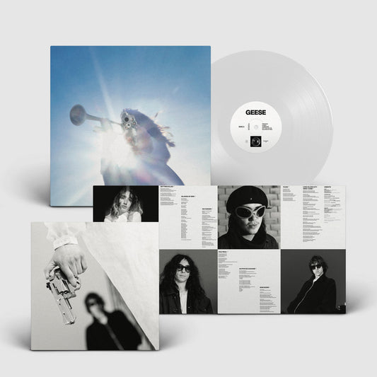 Geese Getting Killed limited edition clear vinyl LP mockup