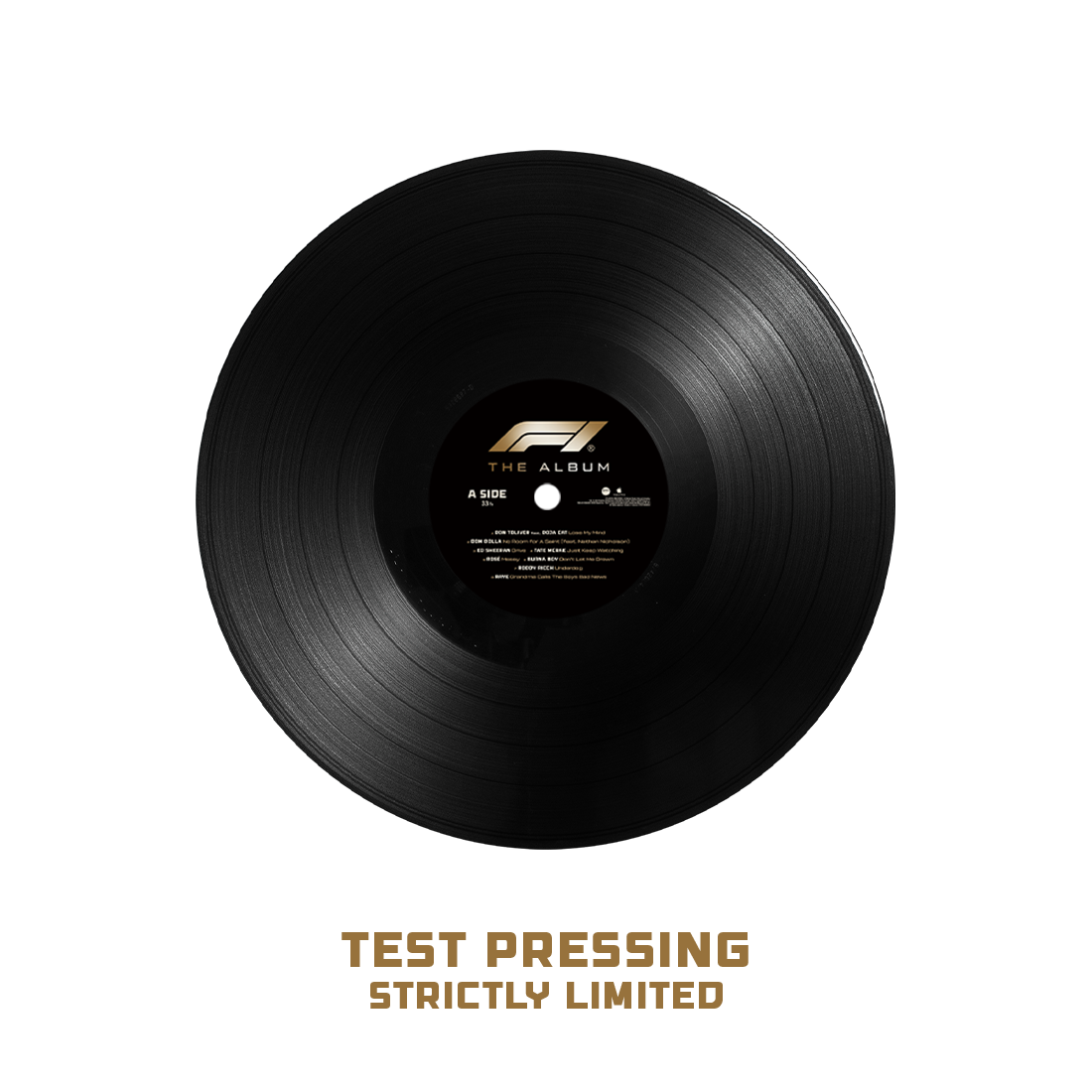 Various - F1 The Album (Music From F1 The Movie) Limited Edition "Test Pressing" Vinyl Record LP