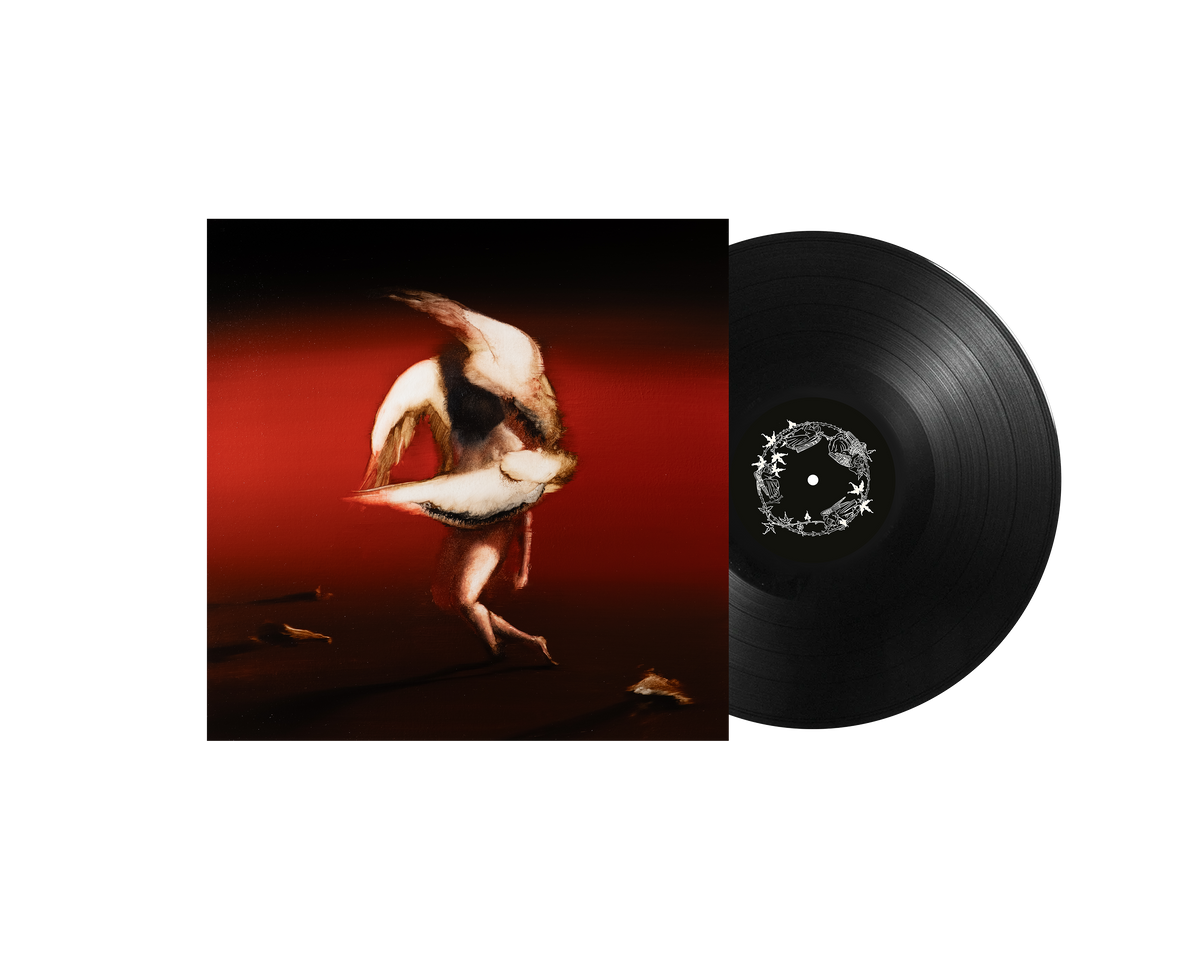 Maruja Pain To Power limited edition black vinyl LP with cover mockup