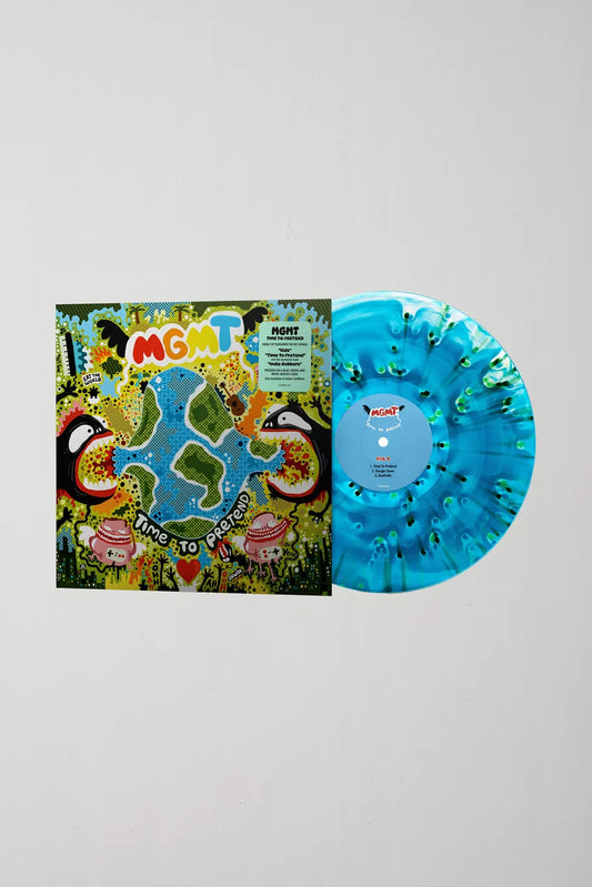 MGMT - Time To Pretend Limited Anniversary Edition Tie-Die Vinyl Record LP