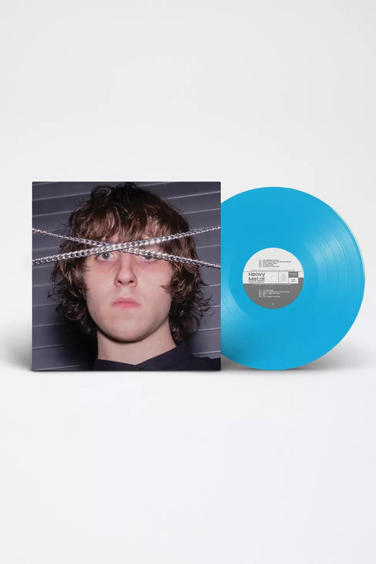 Cameron Winter Heavy Metal limited edition Blue Sky vinyl LP mockup with cover