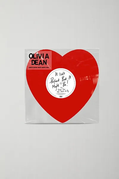 Olivia Dean - It Isn’t Perfect But It Might Be! Limited Edition Heart-Shaped 10" Single Vinyl Record