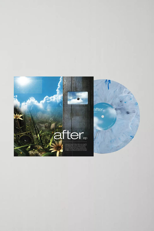 After After EP 1 + EP 2 limited edition sky blue vinyl LP mockup