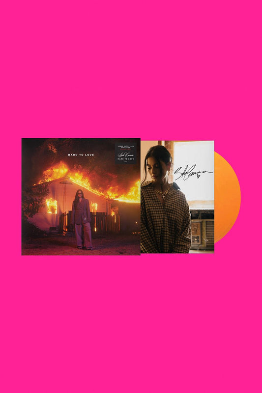 Sofia Camara Hard To Love signed UO exclusive orange 12" vinyl EP mockup