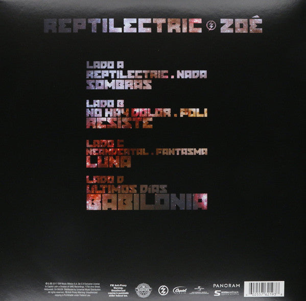 Zoé (3) : Reptilectric (2xLP, Album, RE)