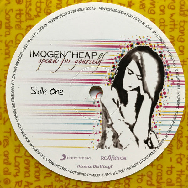 Imogen Heap : Speak For Yourself (LP, Album, Ltd, Num, RE, Yel)