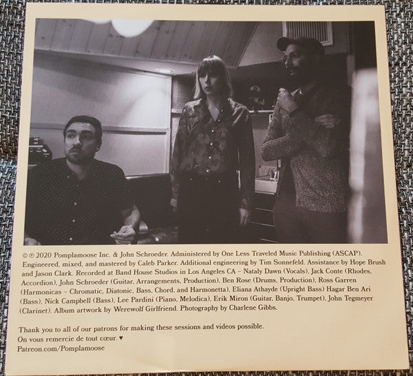 Pomplamoose & John Schroeder (7) : En Français (12", EP, Ltd)