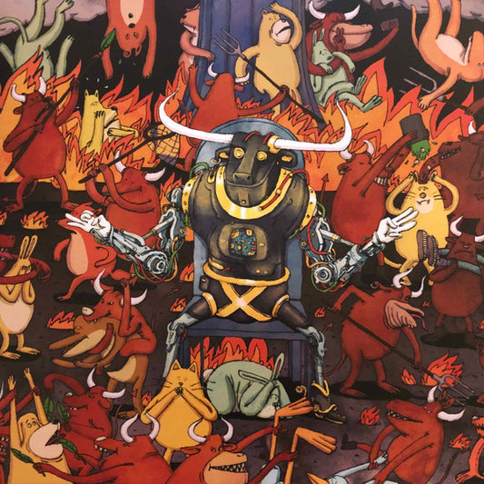 Dance Gavin Dance : Afterburner (LP, Album, Ltd, Bla)