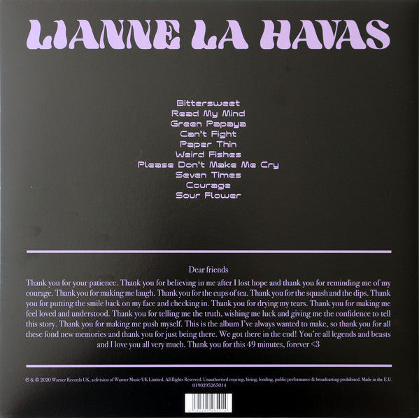 Lianne La Havas : Lianne La Havas (LP, Album, Ltd, Min)