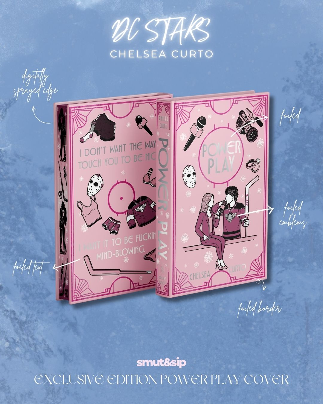 Smut & Sip: DC Stars by Chelsea Curto Full Special Edition 4-Book Set