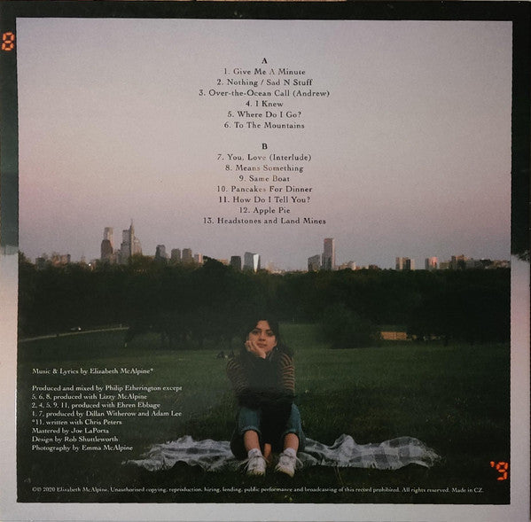 Lizzy McAlpine : Give Me A Minute (LP, Album)