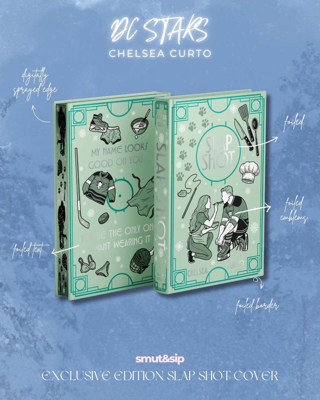 Smut & Sip: DC Stars by Chelsea Curto Full Special Edition 4-Book Set