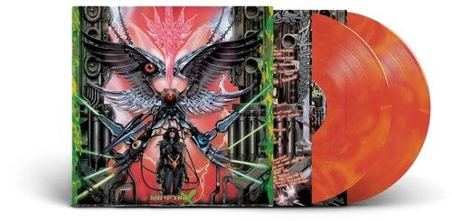 Machine Girl Psycho Warrior MG Ultra X limited edition orange vinyl record mockup