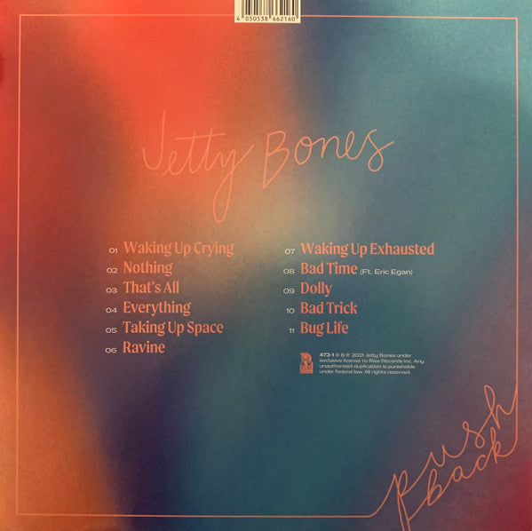 Jetty Bones : Push Back (LP, Album, Ltd, Pin)