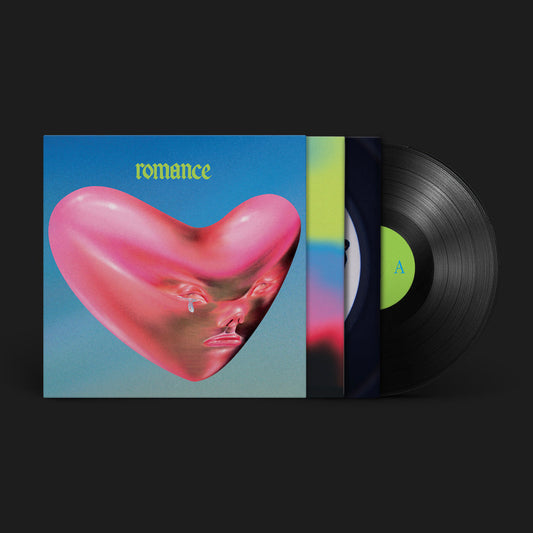 Fontaines D.C. Romance limited edition black vinyl LP mockup