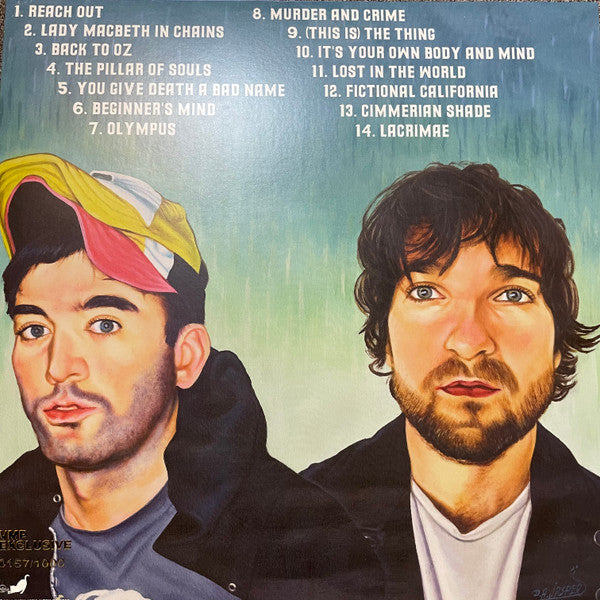 Sufjan Stevens & Angelo De Augustine A Beginner's Mind vinyl LP back cover
