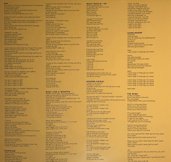 Magic City Hippies : Modern Animal (LP, Album, RP, Yel)