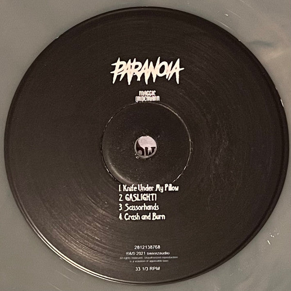 Maggie Lindemann Paranoia 12" vinyl EP record, side A label
