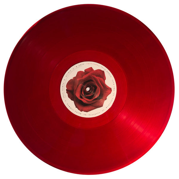 Conan Gray Superache limited edition "Ruby Red" vinyl record and label