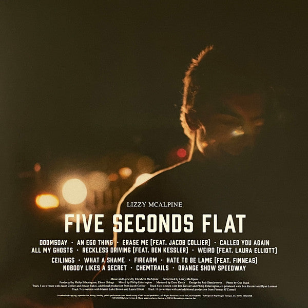 Lizzy McAlpine : Five Seconds Flat (LP, Album, Dlx, Mar)