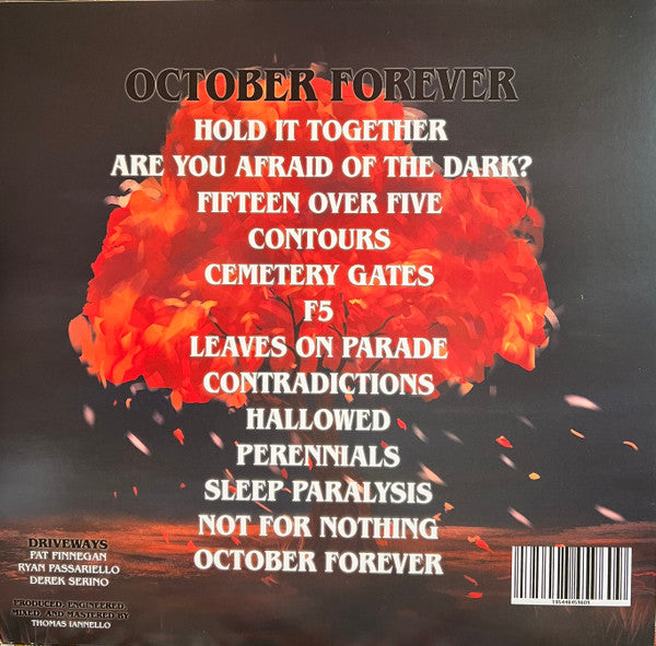 Driveways (2) : October Forever (LP, Album, RP)