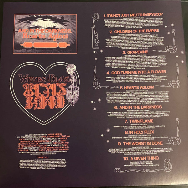 Weyes Blood : And In The Darkness, Hearts Aglow (LP, Album, Ltd, Pin)