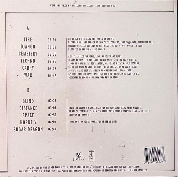 Brutus (23) : Nest (LP, Album, RP, Gre)