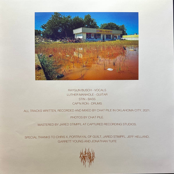 Chat Pile God's Country vinyl LP lyrics insert with credits
