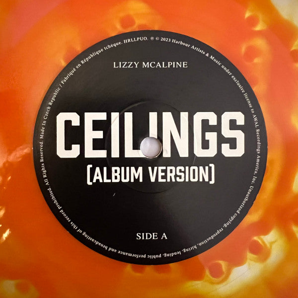 Lizzy McAlpine : Ceilings (7", Single, Ltd, Ora)