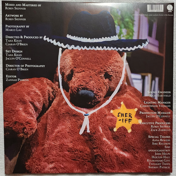 Cavetown Live At Hoxton Hall vinyl 2LP back cover with credits