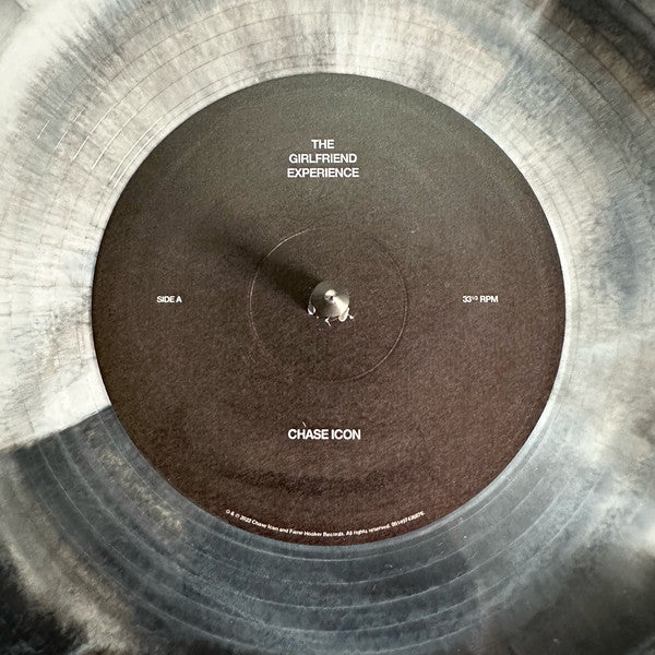 Chase Icon The Girlfriend Experience marble vinyl record, side A label