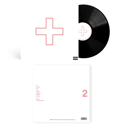 2hollis 2 limited edition vinyl LP mockup with front cover, back cover and black vinyl