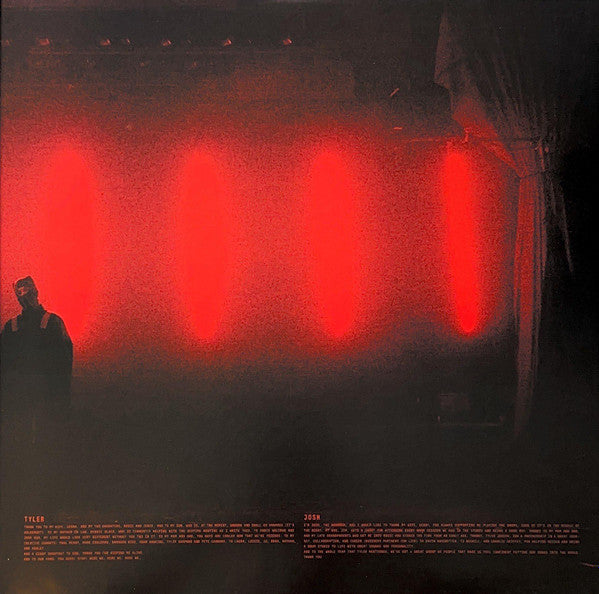 Twenty One Pilots Clancy vinyl LP inner sleeve reverse