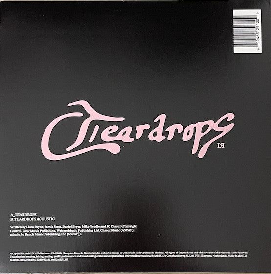 Liam Payne : Teardrops (7", Single)